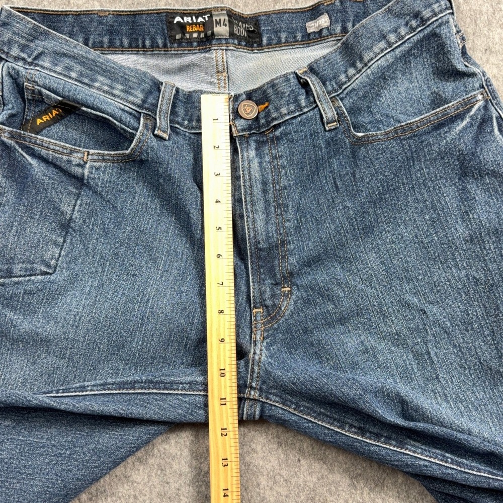 Ariat Rebar M4 Carbine Relaxed Bootcut Jeans Mens 36x32(36x30) Style 10016221 - Picture 6 of 13
